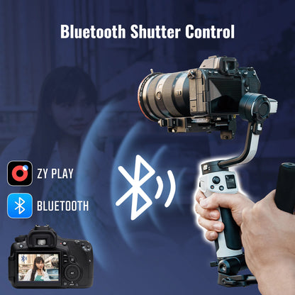 Portable 3 Axis Camera Stabilizer Gimbal for DSLR Mirrorless