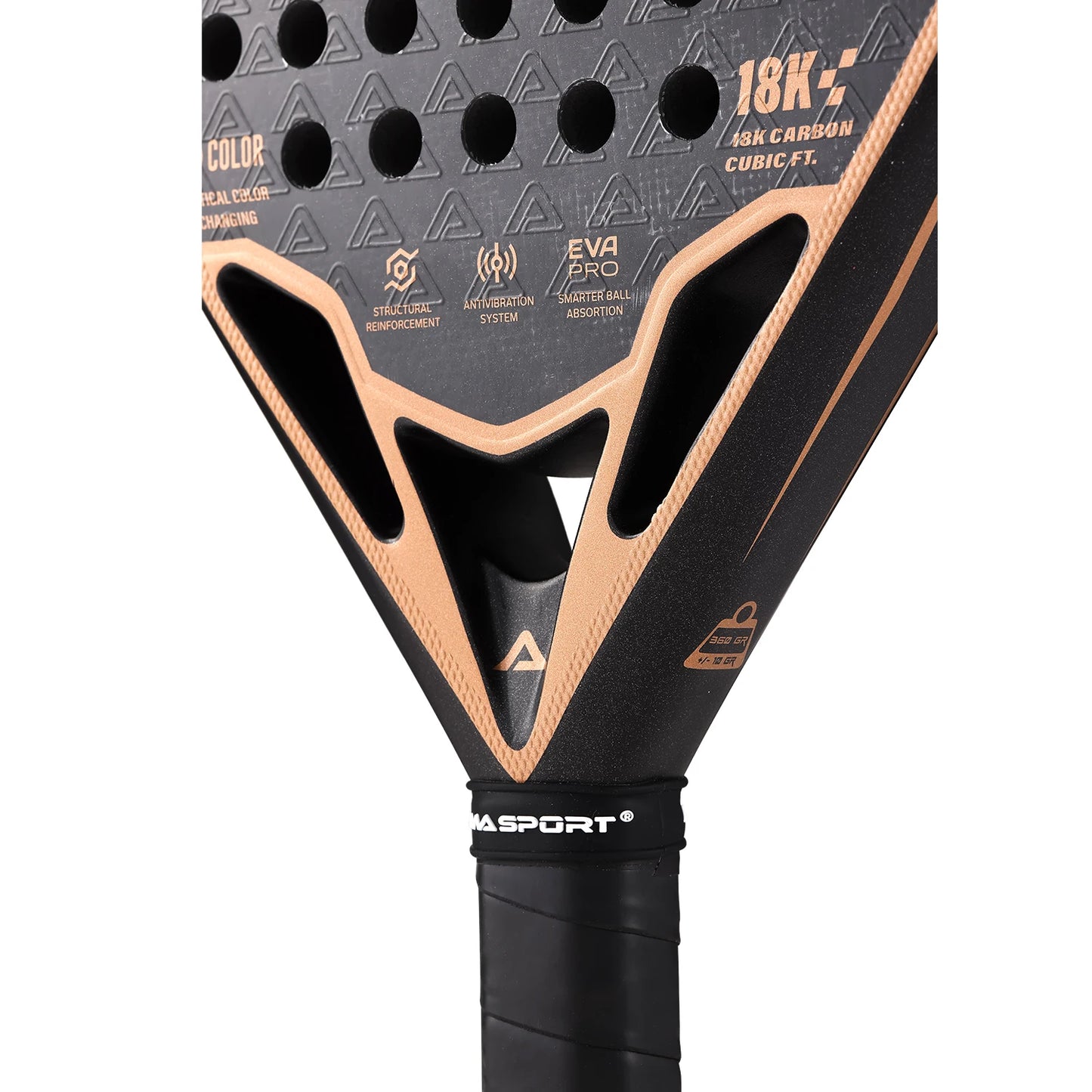 Lightweight 18K Carbon Padel Racquet for Power and Control