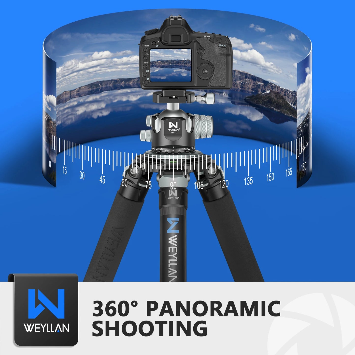 55mm Professional Tripod Ball Head Low Gravity Mount
