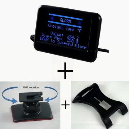 Portable OBD2 Car Scanner with Digital Gauge Display