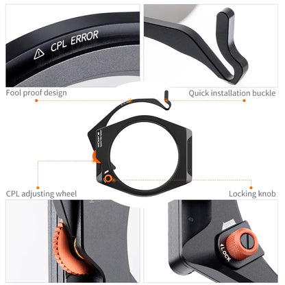 Square Filter Holder Kit with CPL and ND1000