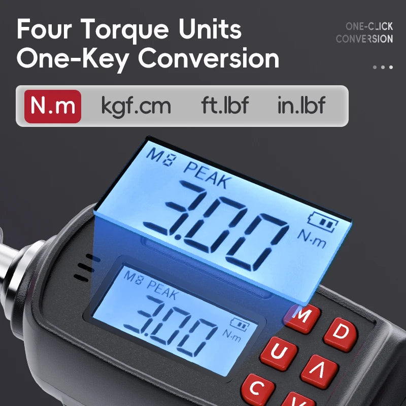 Digital Torque Screwdriver Kit 0.2–4Nm with 37pcs Set
