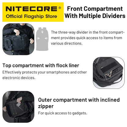 23L Heavy Duty Travel Backpack Molle System Laptop 15.6"