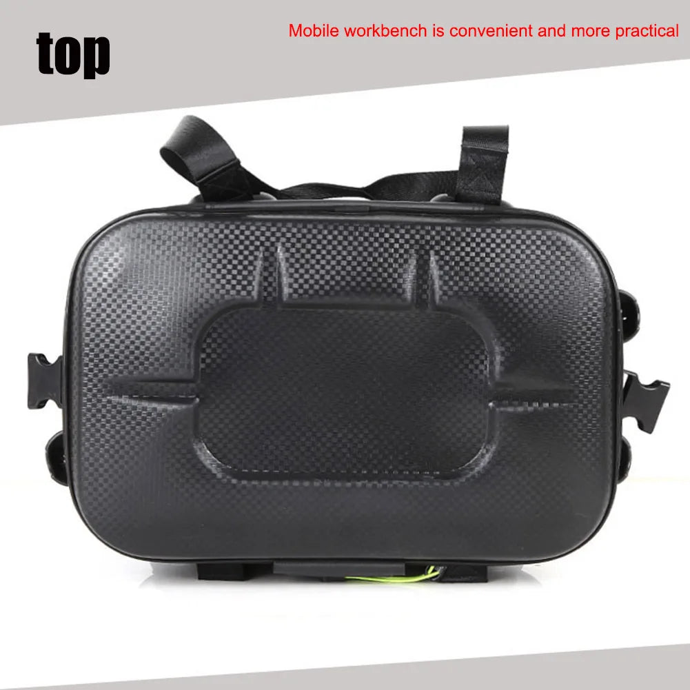 Multifunction White Fishing Bag with Reel and Bait Storage