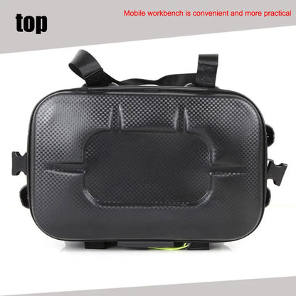 Multifunction White Fishing Bag with Reel and Bait Storage