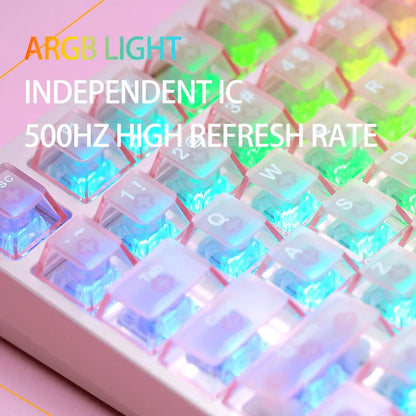 Red Magnetic Switch Gaming Keyboard with Rapid Trigger and RGB