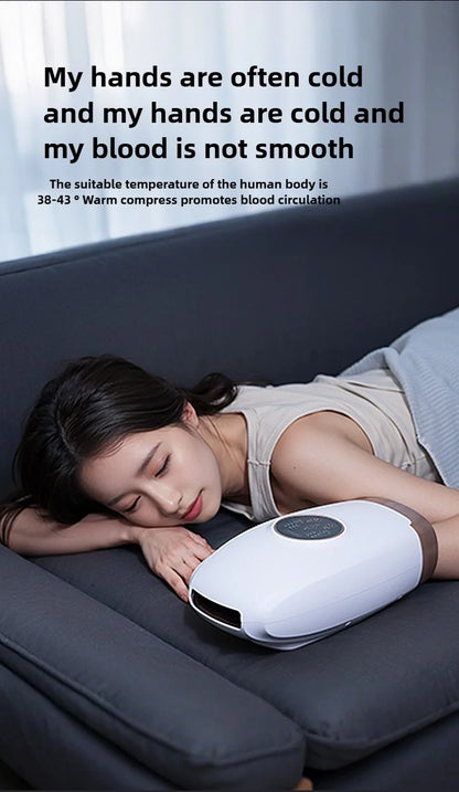 Portable Hand Massager Upgrade with Heat and Air Pressure