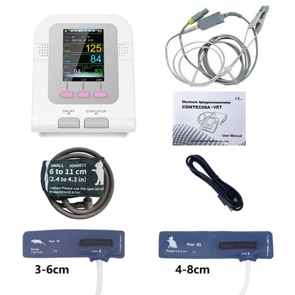 Veterinary Blood Pressure Monitor with 3 Cuffs for Pets