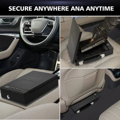 Portable Biometric Gun Safe Fingerprint Password Key Unlock