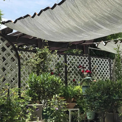 Aluminium Foil Shade Net Privacy Screen Garden Awning