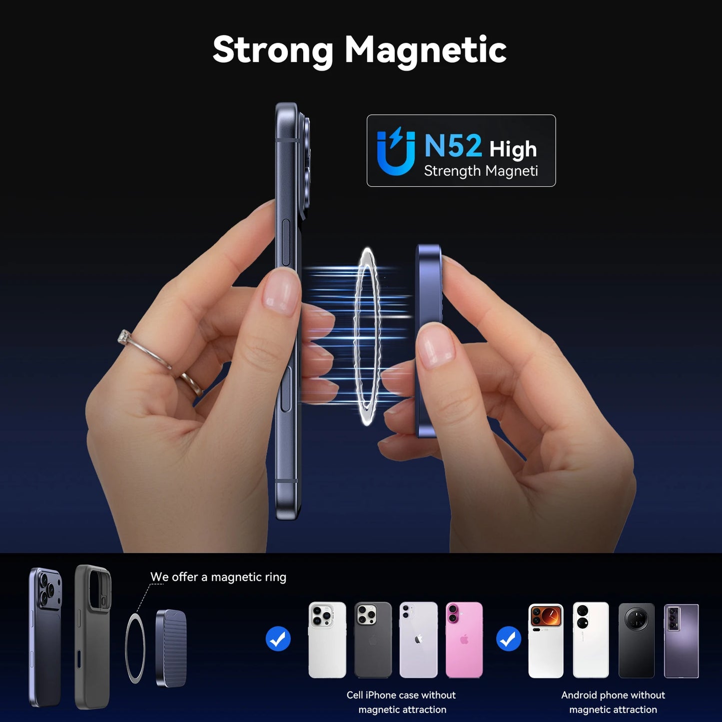 1TB Magnetic Portable SSD 2000MB/s for iPhone