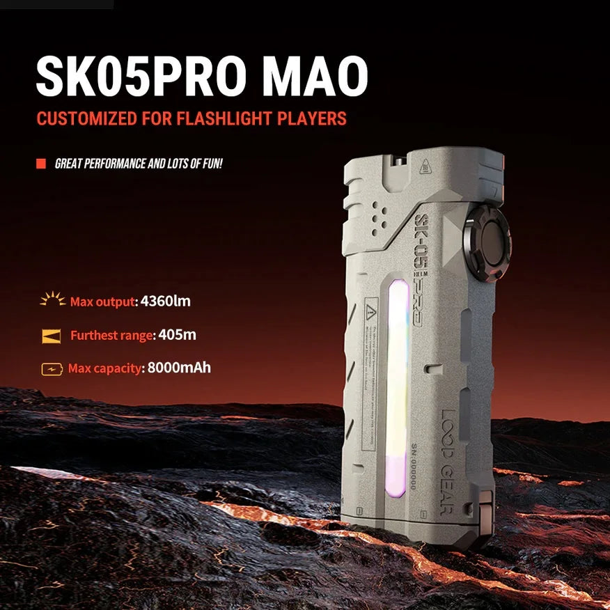 Portable 4360LM LED Torch for Outdoor and Daily Use