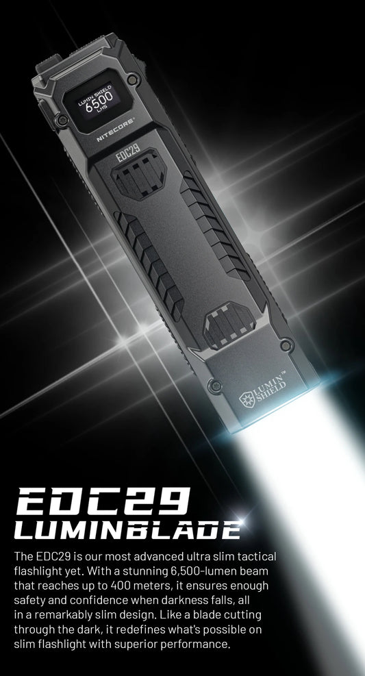 Heavy Duty 6500 Lumen EDC Torch Plus Extra Battery