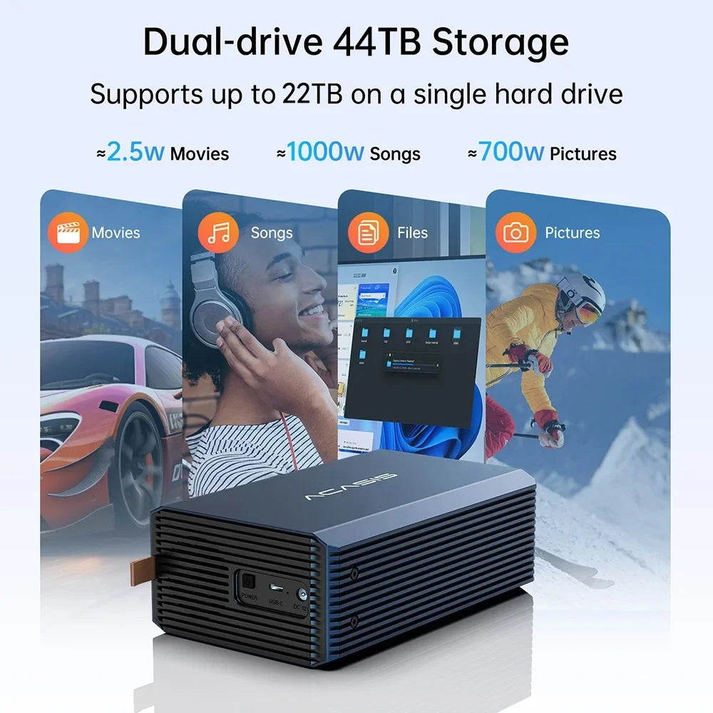 Dual Bay HDD Docking Station SATA RAID 3.5 Inch