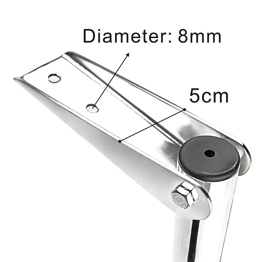 Marine Grade 4 Step Telescoping Ladder for Boats and Docks