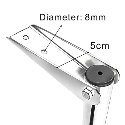 Marine Grade 4 Step Telescoping Ladder for Boats and Docks