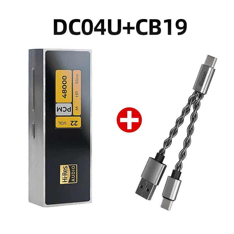 Portable USB DAC Amplifier 4.4mm Balanced with Cable