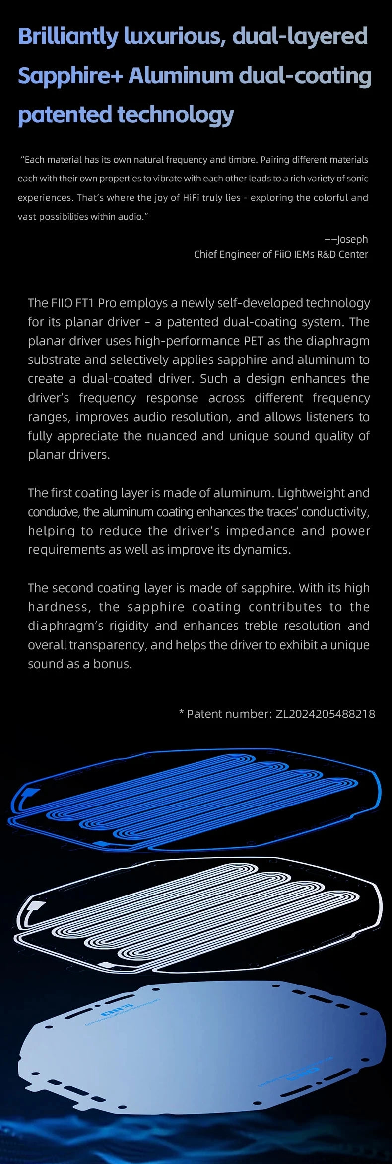 Professional Studio Headphones with Open-Back Planar Design