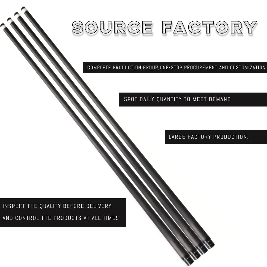12.8mm Pro Tap Carbon Fiber Billiards Shaft