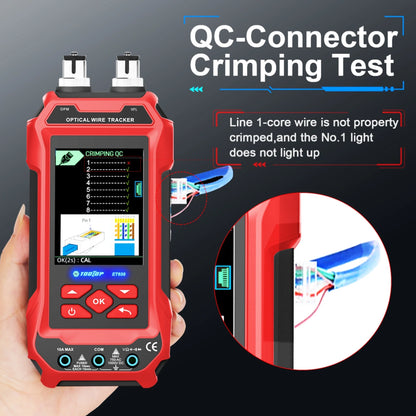 Portable Network Tester for Cable Length and QC