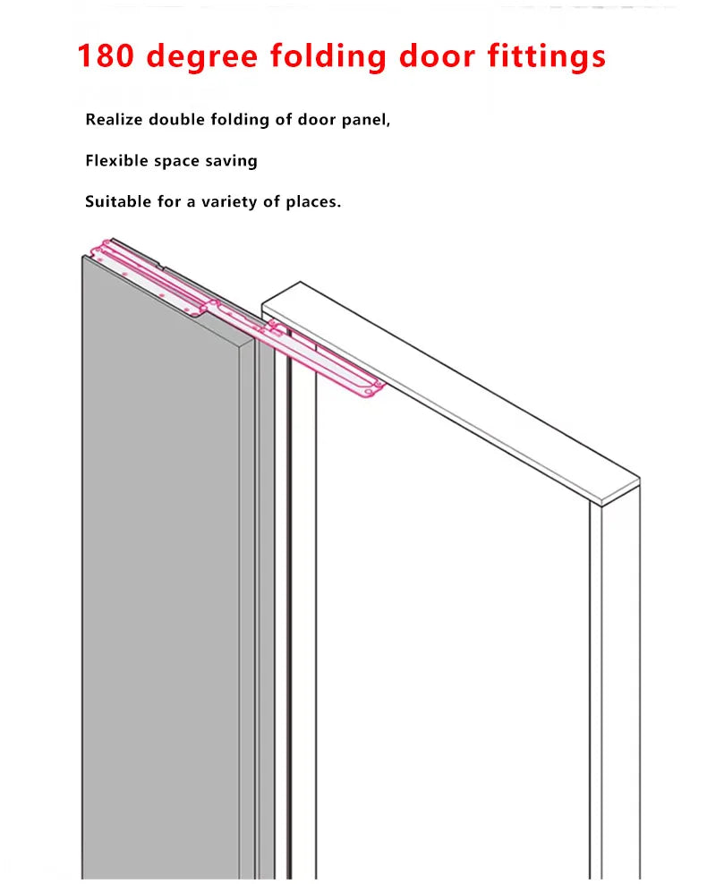 40mm Left-Hinged Folding Door Hardware Connector Accessory