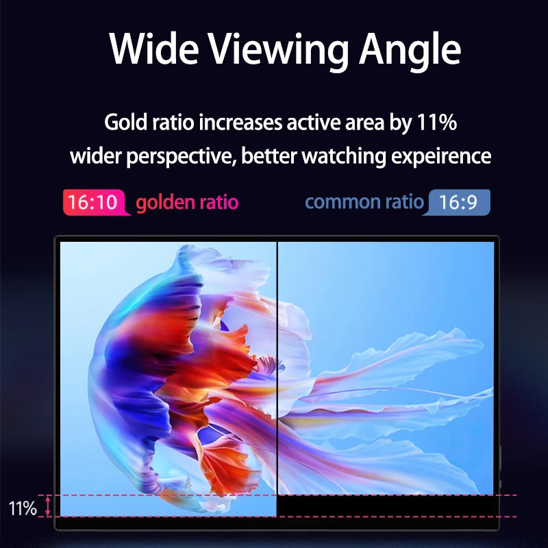 16 Inch 4K Touch Portable Monitor for Laptop Switch