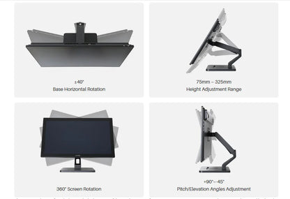 Heavy Duty Monitor Arm Stand 2-10kg Adjustable