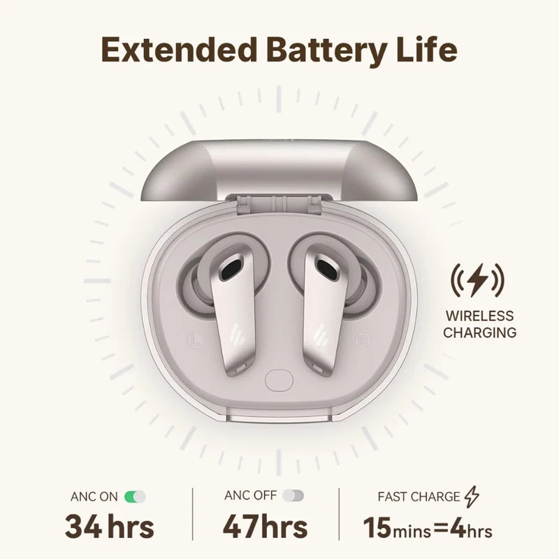 True Wireless Earbuds with Hybrid ANC and Hi-Res Sound