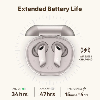 True Wireless Earbuds with Hybrid ANC and Hi-Res Sound