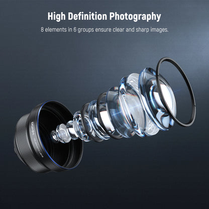 85mm HD Telephoto Phone Lens 2.5X Magnification