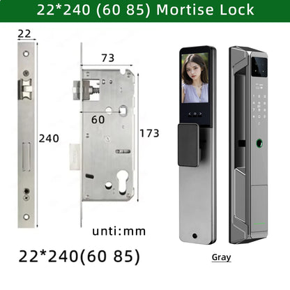Secure Home Lock with Visual Cat Eye & App