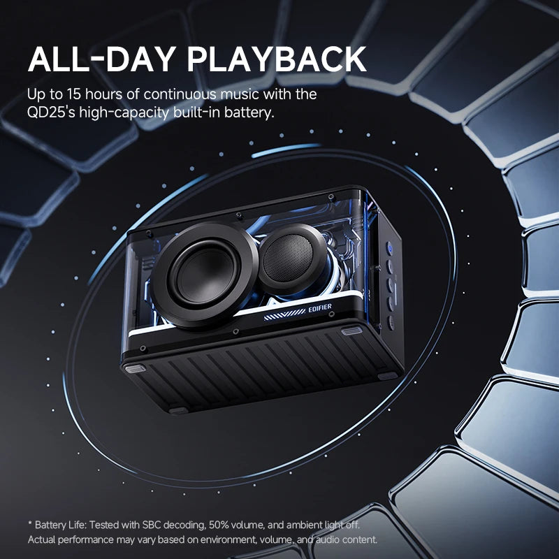 Bluetooth 6.0 Tabletop Speaker with Hi Res Audio 25W