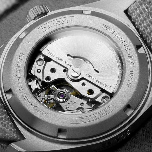 Automatic Titanium Mechanical Watch 8215 Movement  White