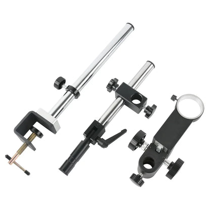 Adjustable Rotating Desktop Microscope Stand with 50mm Ring