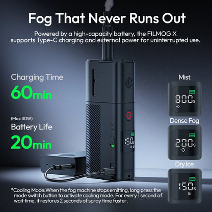 Portable Handheld Fog Machine for Photography and Video Effects