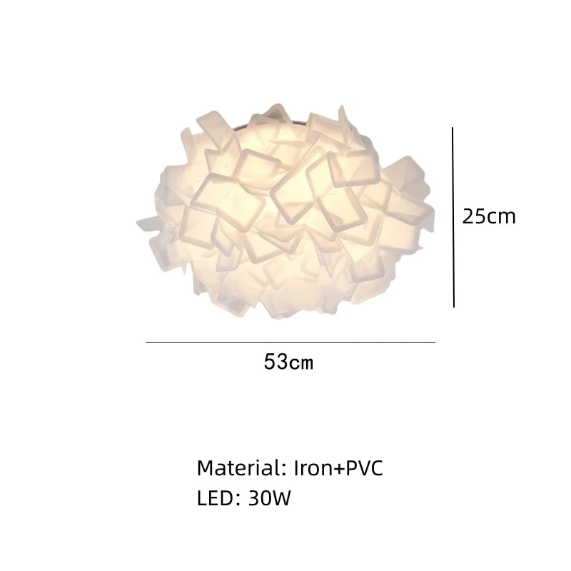 53cm LED Ceiling Light with Remote and 3 Colour Modes