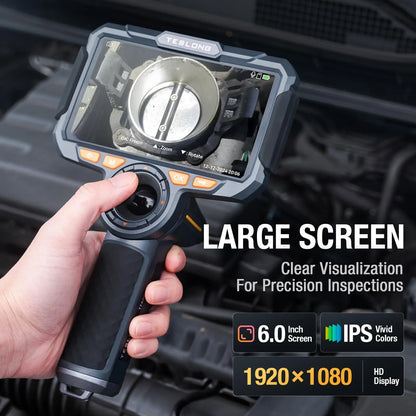 6.5mm HD Single Lens Borescope with 6 Monitor
