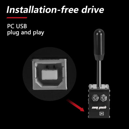 PC Racing Sequential Shifter Long Gearstick for Logitech
