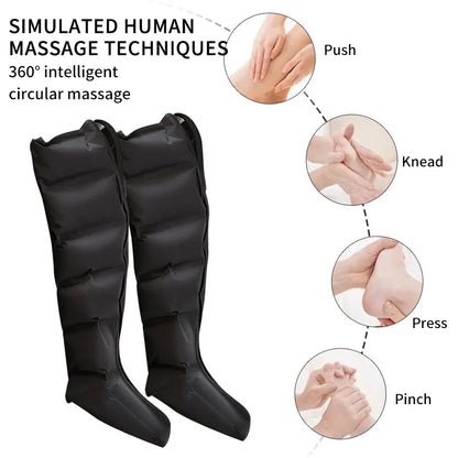 Full Leg Air Compression Massager with Adjustable Settings