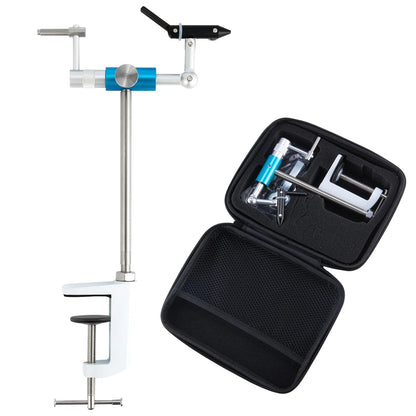 360 Degree Rotary Fly Tying Vise Aluminum C-Clamp Fishing Tool
