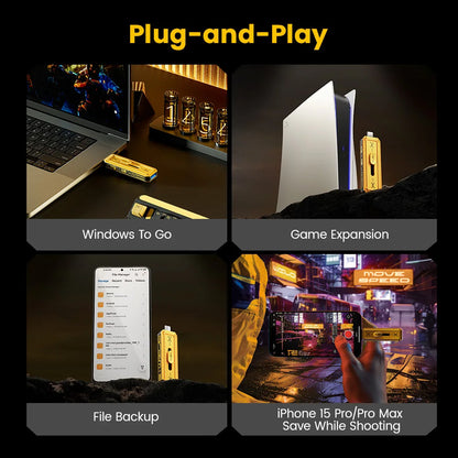 Portable 1TB USB-C Solid State Pen Drive