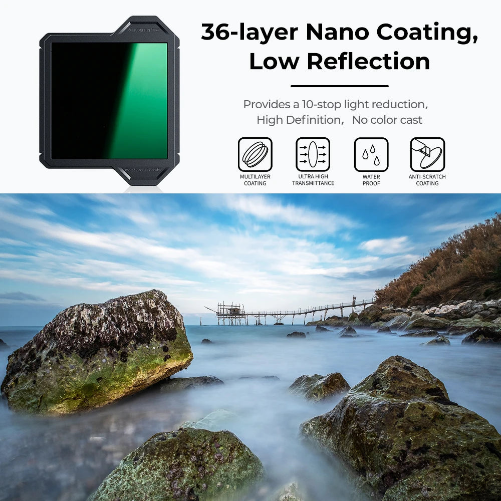 Pro Camera Filter System with ND8 ND64 ND1000