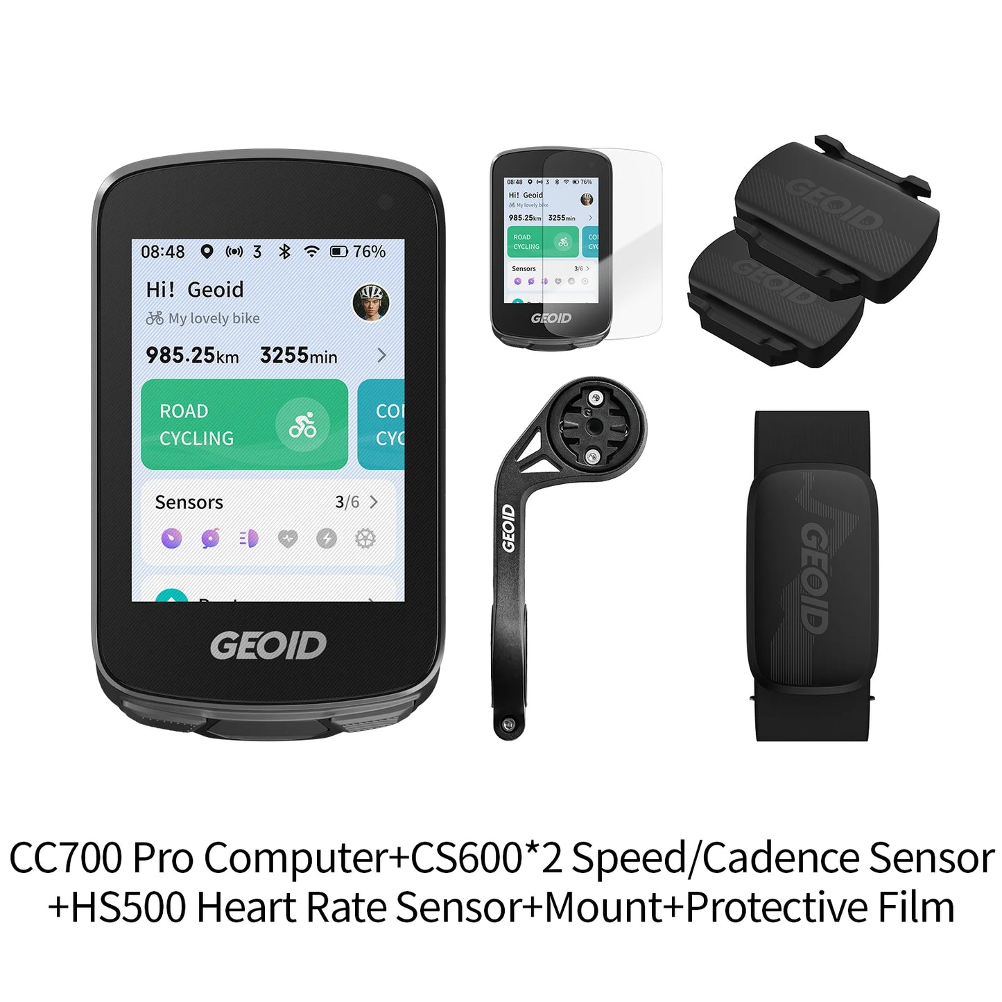 Advanced GPS Bike Computer with Strava & Speed Metrics