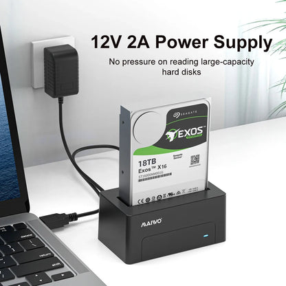 5Gbps HDD Docking Station 2.5/3.5 SATA USB Adapter