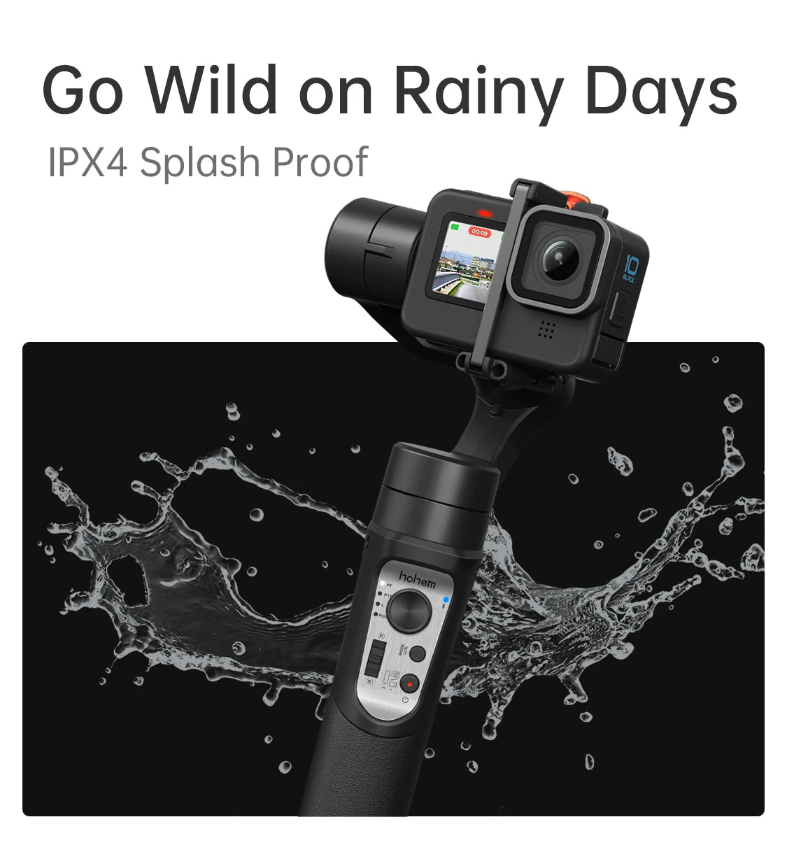 3 Axis Handheld Gimbal Stabilizer for GoPro and DJI