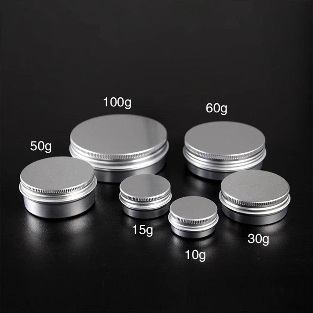 30ml-B Metal Cosmetic Jars 200pcs Round Leakproof Storage Tins