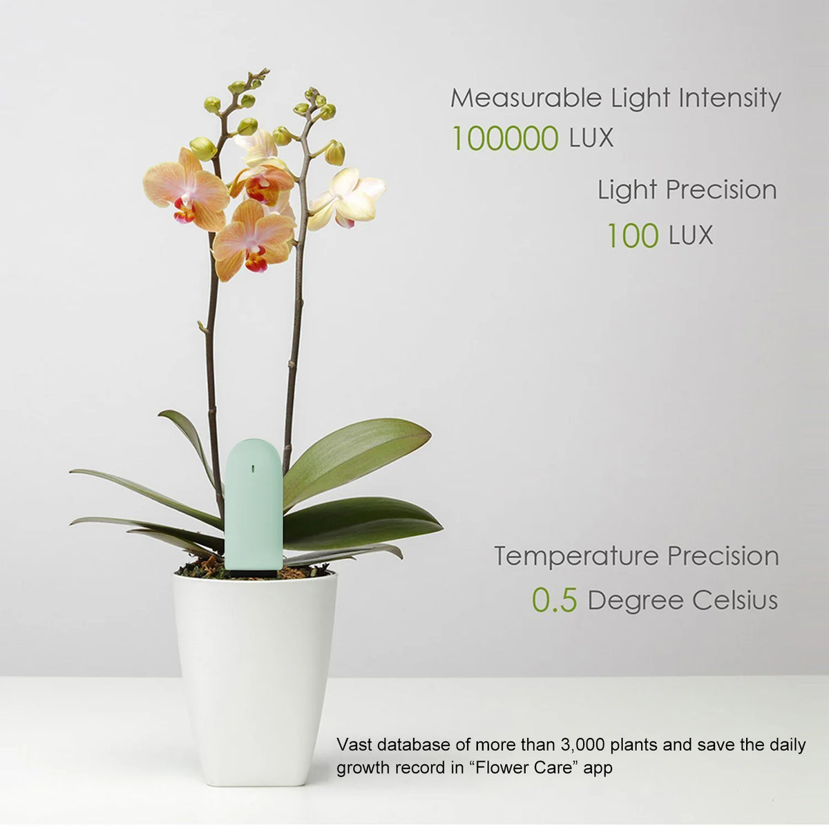 Smart Plant Monitor Soil Moisture Fertility Light Sensor