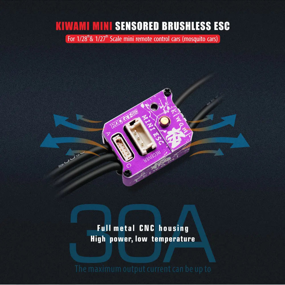 Mini 1525 4500KV RC Motor and 30A ESC
