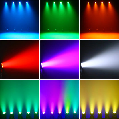 2 Pack 105W Moving Head Stage Lights with RGBW LEDs