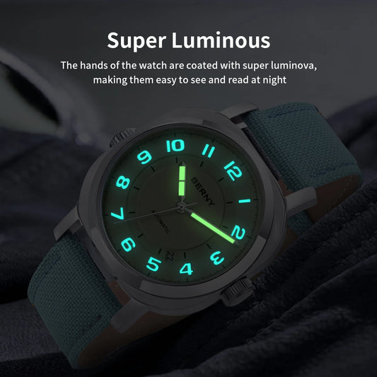 Classic Automatic Watch for Women with Sapphire Glass Red